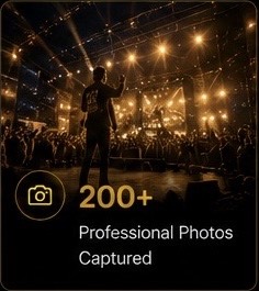 200 plus professional photos captured