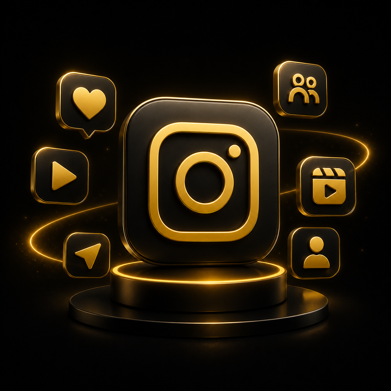 3D Instagram campaign artwork