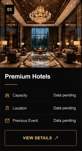 Premium Hotels venue card