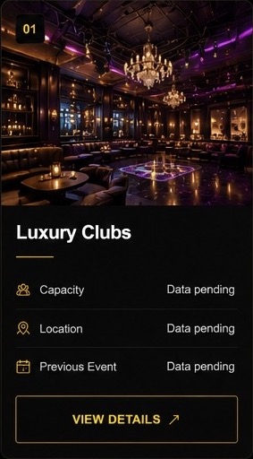 Luxury Clubs venue card