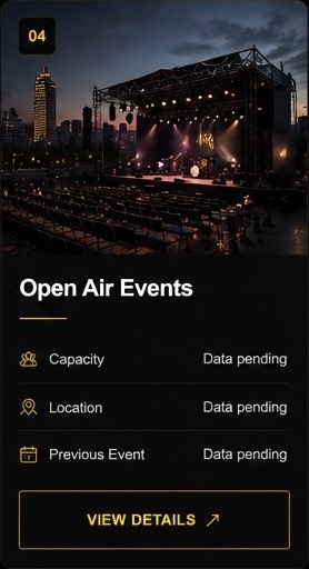 Open Air Events venue card