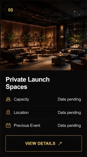 Private Launch Spaces venue card