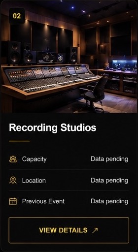 Recording Studios venue card