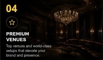 Premium venues